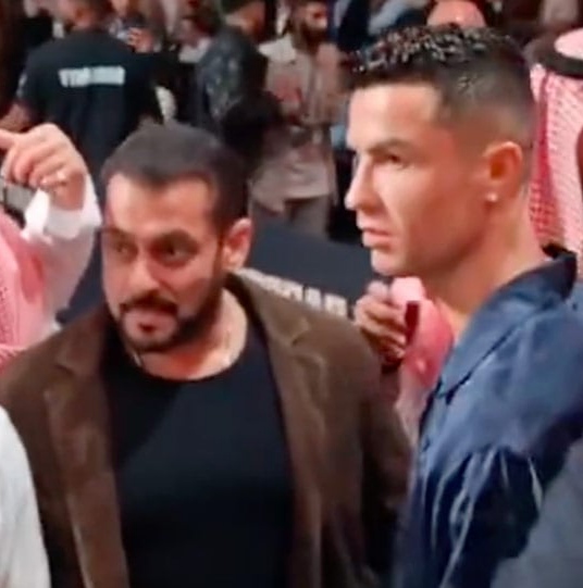 Salman And Ronaldo Spotted Together In Riyadh