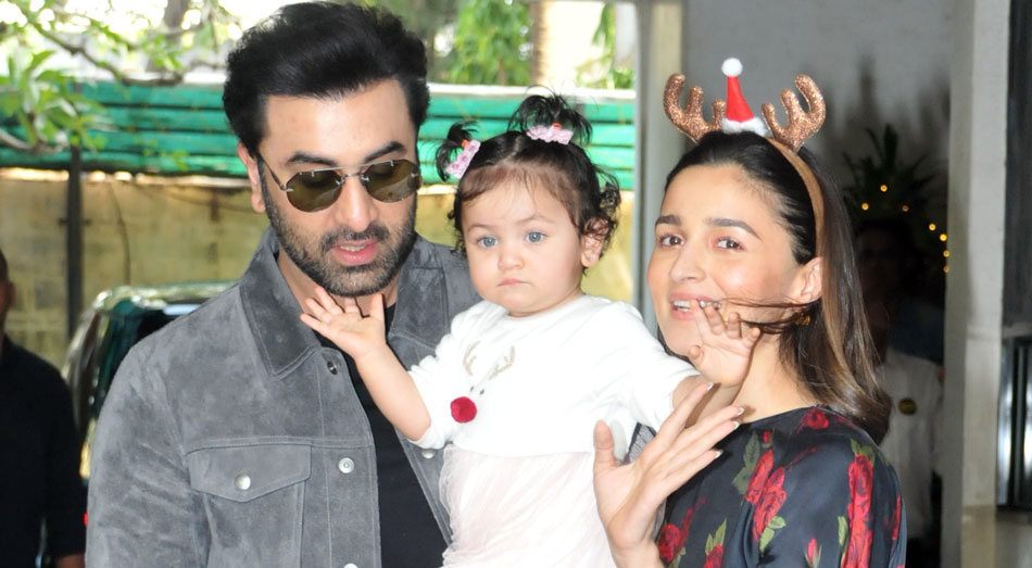 Kapoor’s Christmas lunch made special for fans as Ranbir & Alia unveil their daughter Raha’s smile