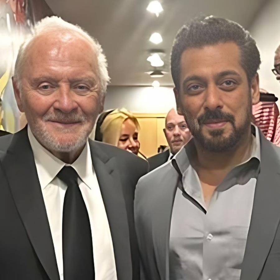 Salman Was Spotted With Anthony Hopkins At Riyadh