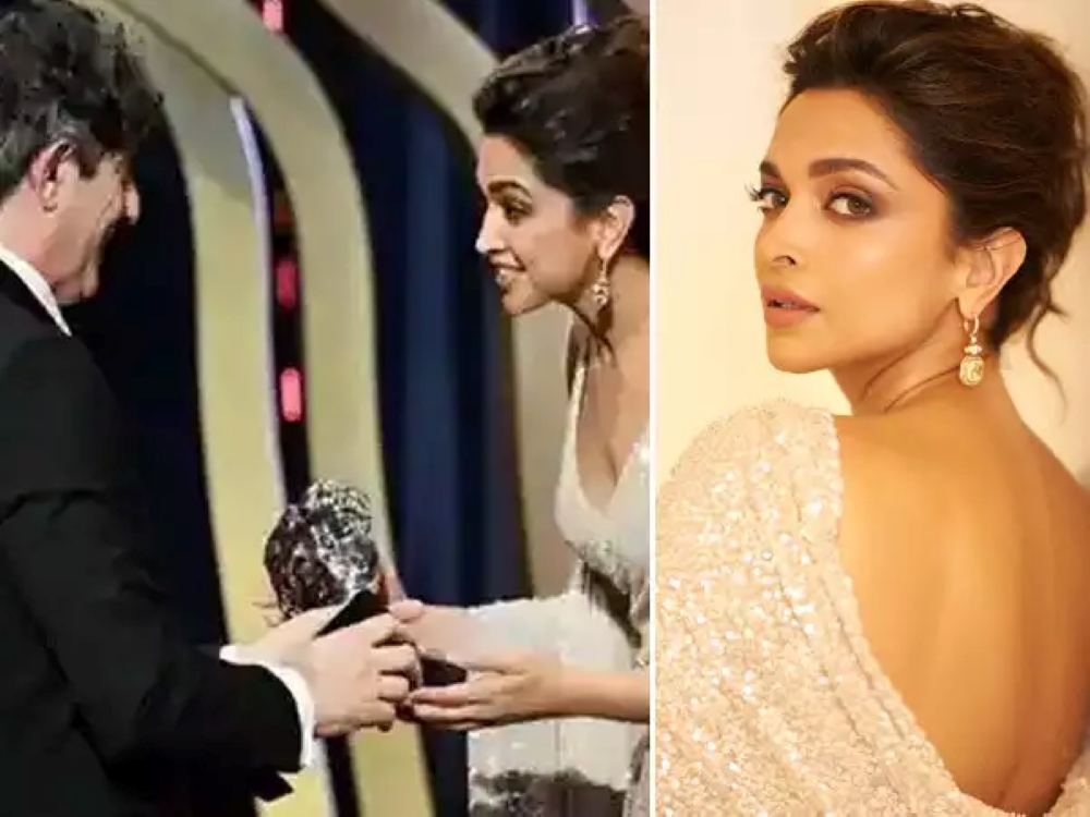 Deepika Padukone wows in a saree while presenting award; her speech quickly goes viral