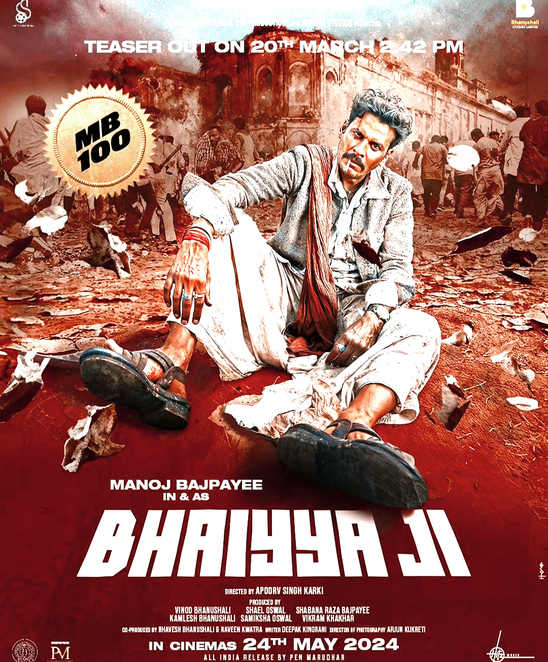 Manoj Bajpayee starrer Bhaiyya Ji First Look Out