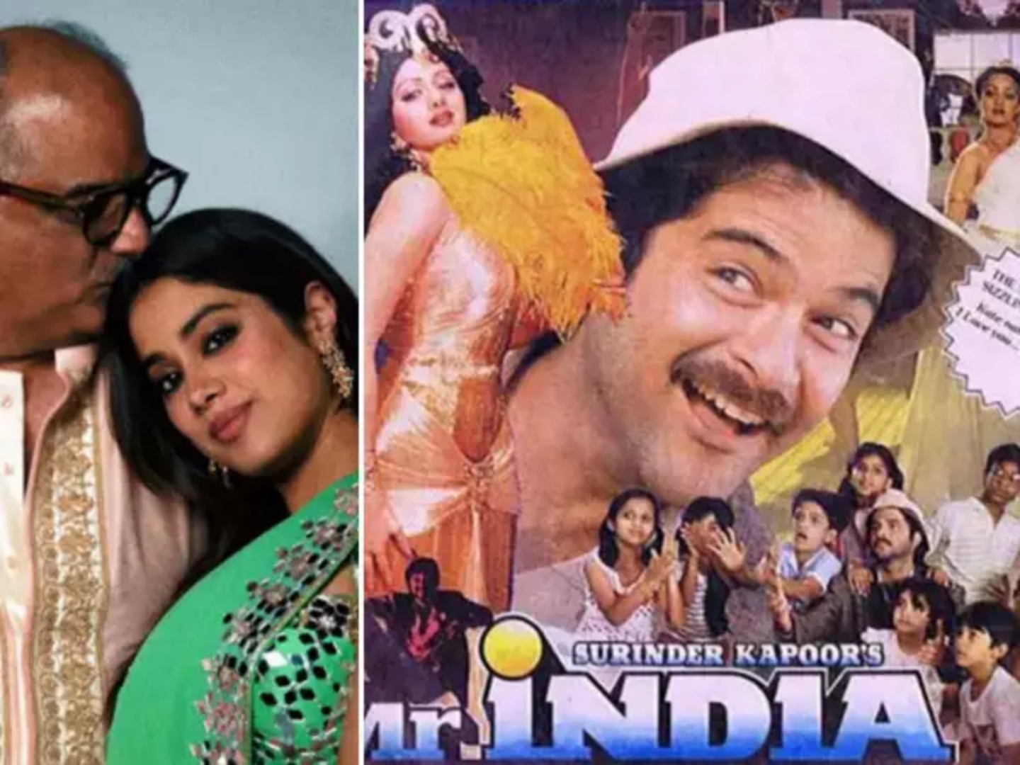 Boney Kapoor Teases “Mr. India 2,” Janhvi Kapoor Expresses Support