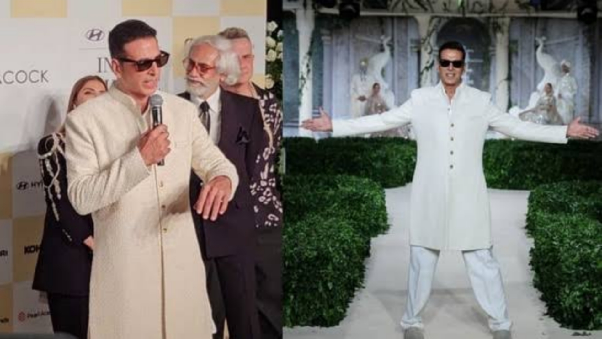 Akshay Kumar Stuns as Showstopper for Falguni Shane Peacock at India Couture Week 2025