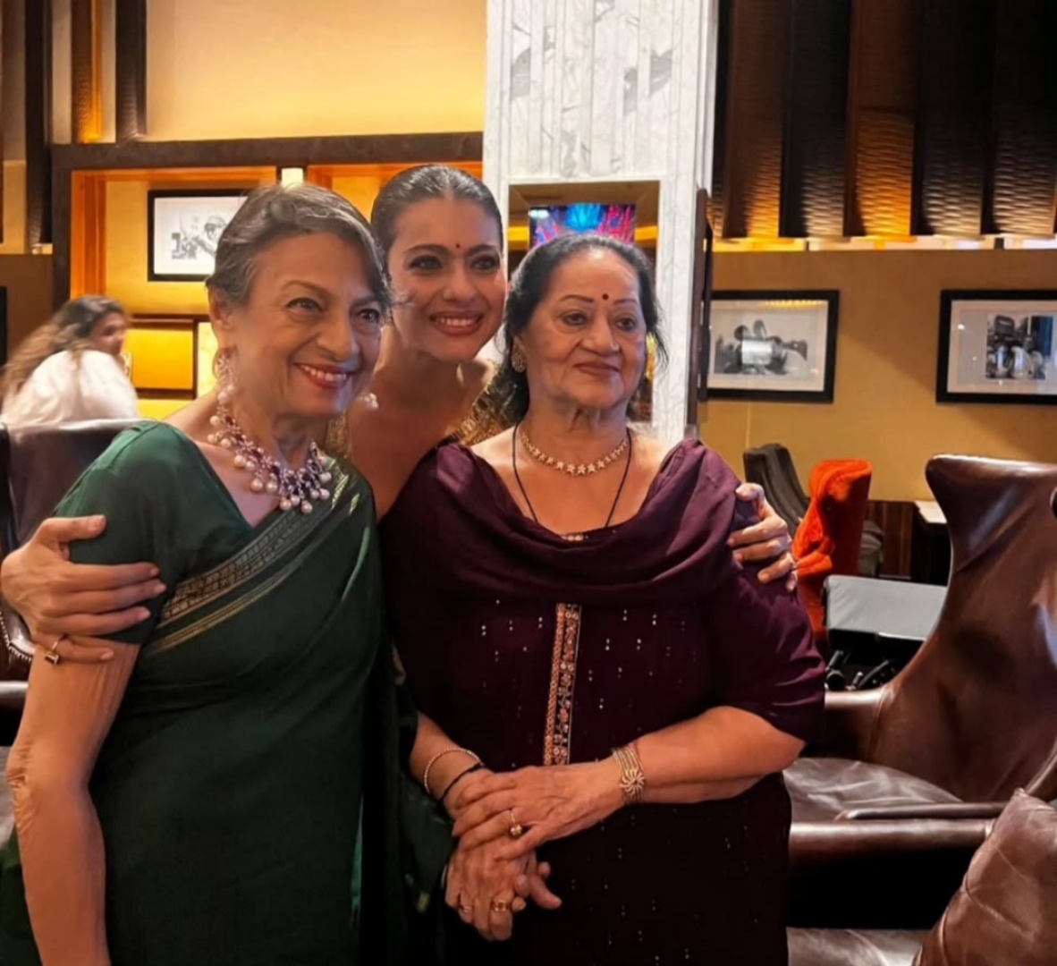 Kajol Celebrates National Parents’ Day with Heartfelt Tribute to Parents and In-Laws on Social Media