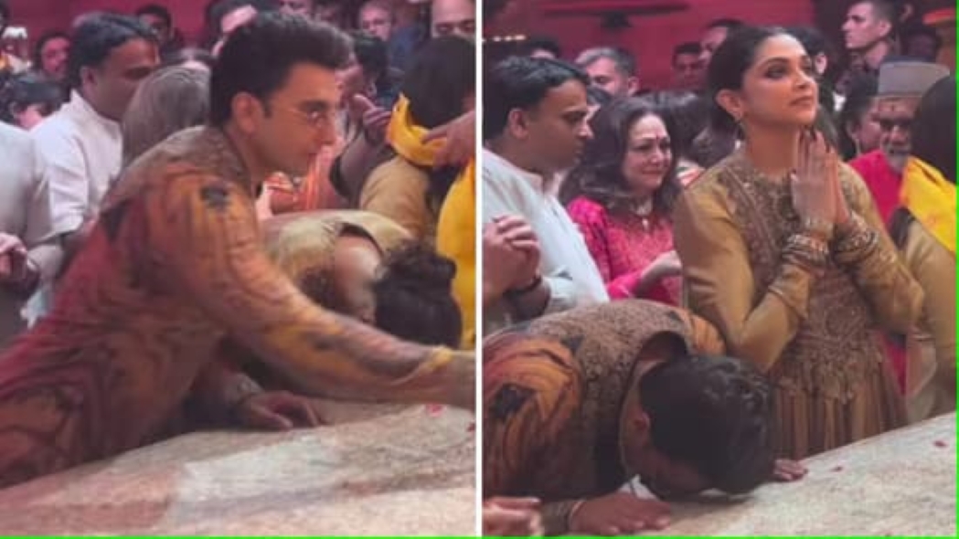 Ranveer Singh’s Clean-Shaven Look Stuns as He, Deepika Attend Ganpati Darshan