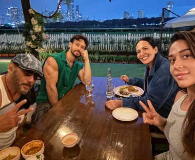 Tiger Shroff’s Family Dinner: Shares photos with Jackie, Ayesha, and Krishna