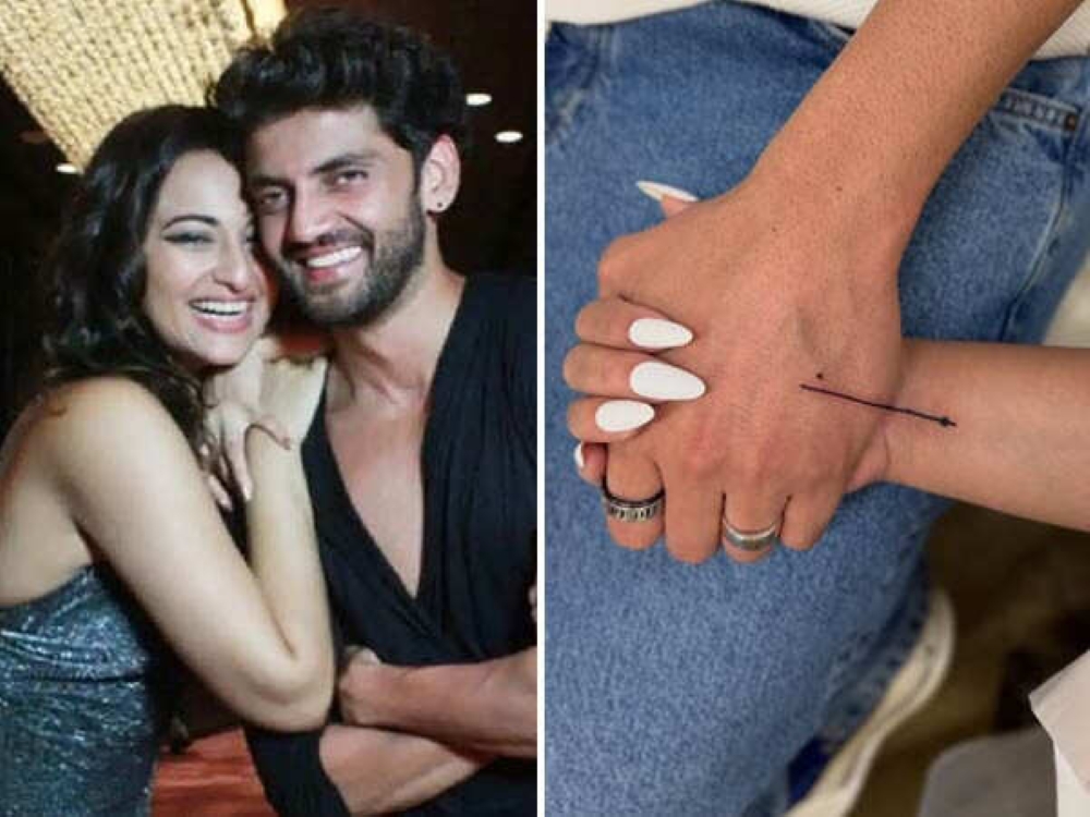 Sonakshi Sinha and Zaheer Iqbal Get Matching Tattoos Celebrating Their Love