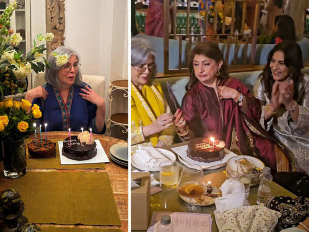 Zeenat Aman and Archana Puran Singh dance to Dum Maro Dum at birthday party