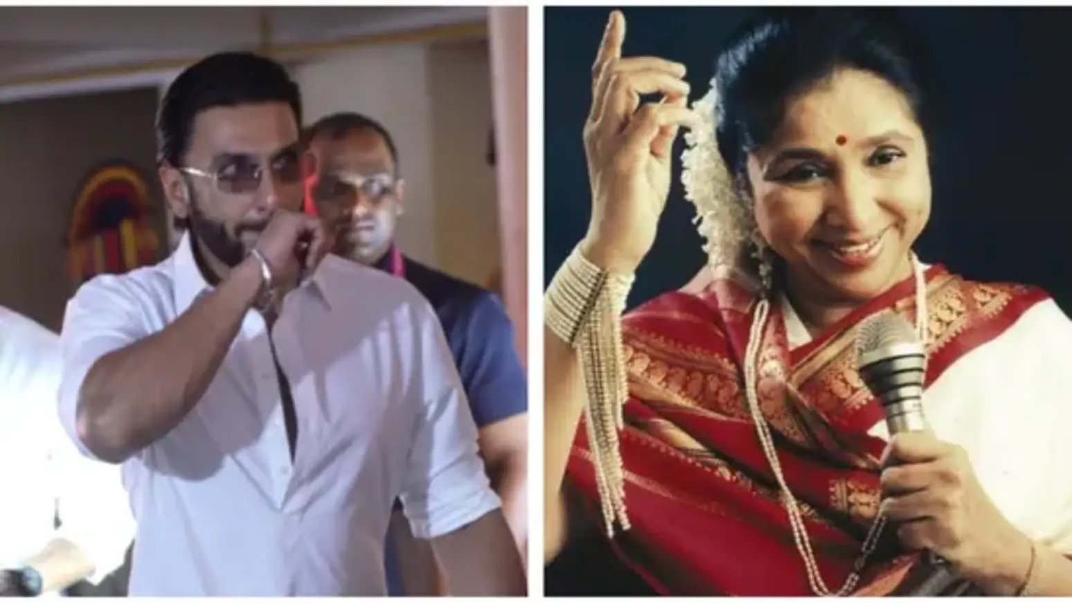 Ranveer Singh gets emotional paying last respects at Asha Bhosle’s home